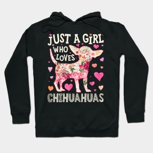 Just A Girl Who Loves Chihuahuas Hoodie